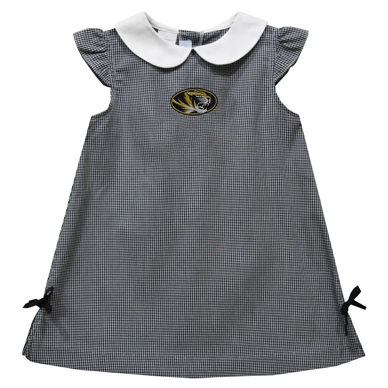 Toddler Girls Vive La Fete Black Missouri Tigers Mini Check Pattern A-Line Dress