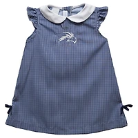 Toddler Girls Vive La Fete Navy UNF Ospreys Mini Check Pattern A-Line Dress