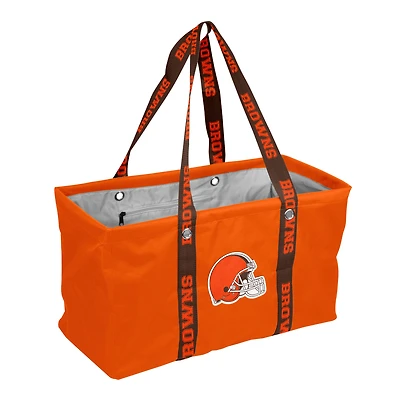 Logo Brands Cleveland Browns Picnic Caddy with Wordmark Strap