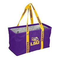 Logo Brands LSU Tigers Picnic Caddy with Wordmark Strap
