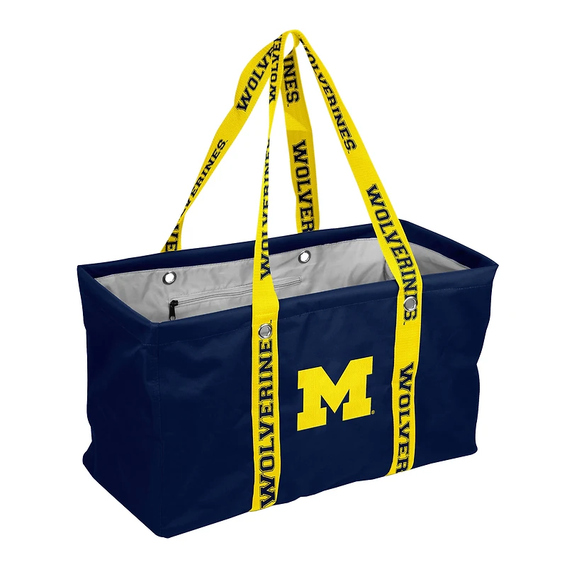 Logo Brands Michigan Wolverines Picnic Caddy with Wordmark Strap
