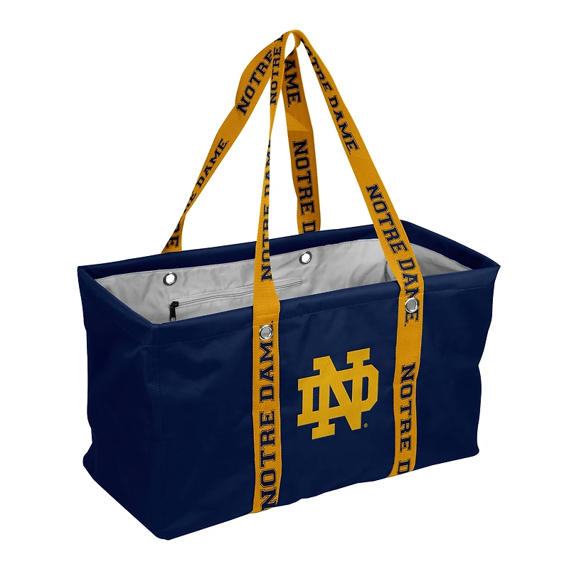 Logo Brands Notre Dame Fighting Irish Picnic Caddy with Wordmark Strap