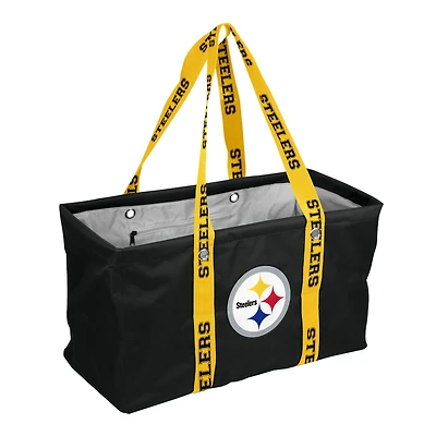 Logo Brands Pittsburgh Steelers Picnic Caddy with Wordmark Strap