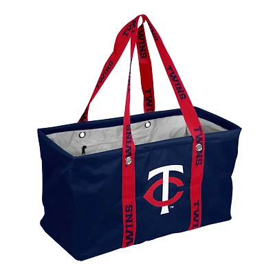 Logo Brands Minnesota Twins Picnic Caddy with Wordmark Strap