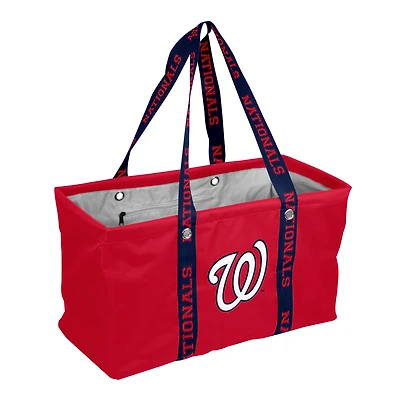 Logo Brands Washington Nationals Picnic Caddy with Wordmark Strap