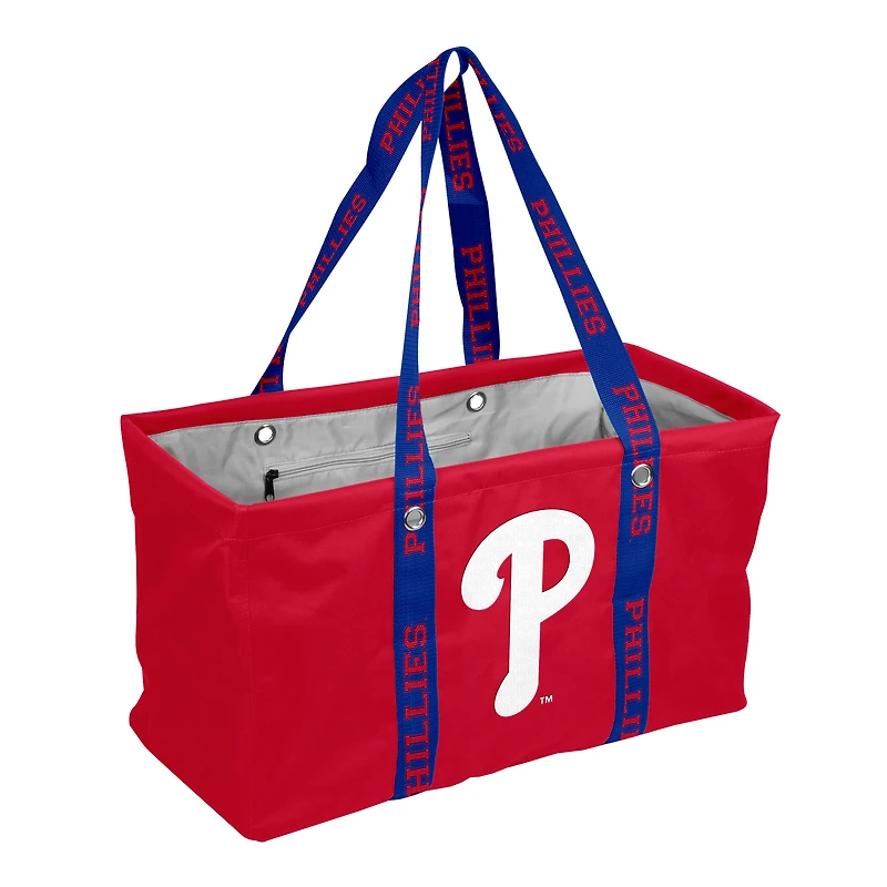 Logo Brands Philadelphia Phillies Picnic Caddy with Wordmark Strap