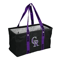 Logo Brands Colorado Rockies Picnic Caddy with Wordmark Strap