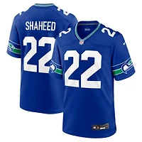 Men's Nike Rashid Shaheed  Royal Seattle Seahawks Alternate  Game Jersey