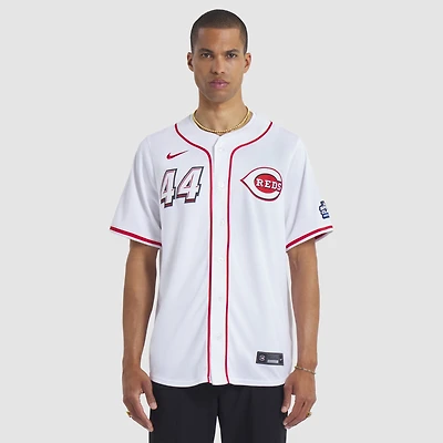 Men's Nike Elly De La Cruz White Cincinnati Reds 2025 MLB Speedway Classic Home Limited Player Jersey
