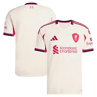 Men's adidas  White Liverpool 2025/26 Away Replica Jersey