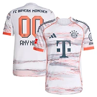 Men's adidas  White Bayern Munich 2025/26 Away Authentic Custom Jersey