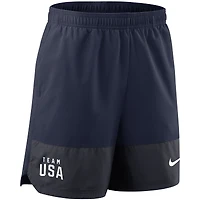 Youth Nike  Navy Team USA Performance Shorts