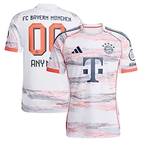 Men's adidas  White Bayern Munich 2025/26 Away Replica Custom Jersey