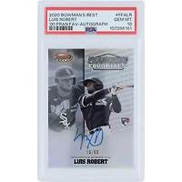 Luis Robert Chicago White Sox Autographed 2020 Bowman's Best Frachise Favorites #FFA-LR #10/60 PSA Authenticated 10 Rookie Card