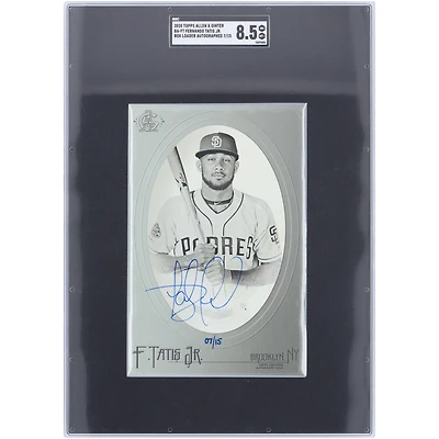 Fernando Tatis Jr. San Diego Padres Autographed 2020 Topps Allen & Ginter Box Topper #BA-FT #7/15 SGC Authenticated 8.5 Card