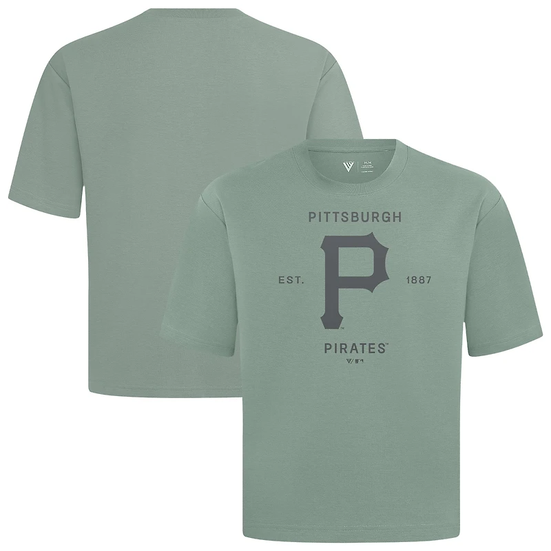 Men's Levelwear Pittsburgh Pirates Crossway Oversized Luxe Signature Knit T-Shirt