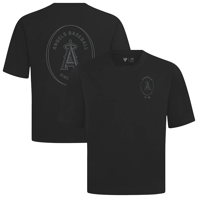 Men's Levelwear Los Angeles Angels Register Oversized Luxe Signature Knit T-Shirt