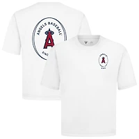 Men's Levelwear Los Angeles Angels Register Oversized Luxe Signature Knit T-Shirt