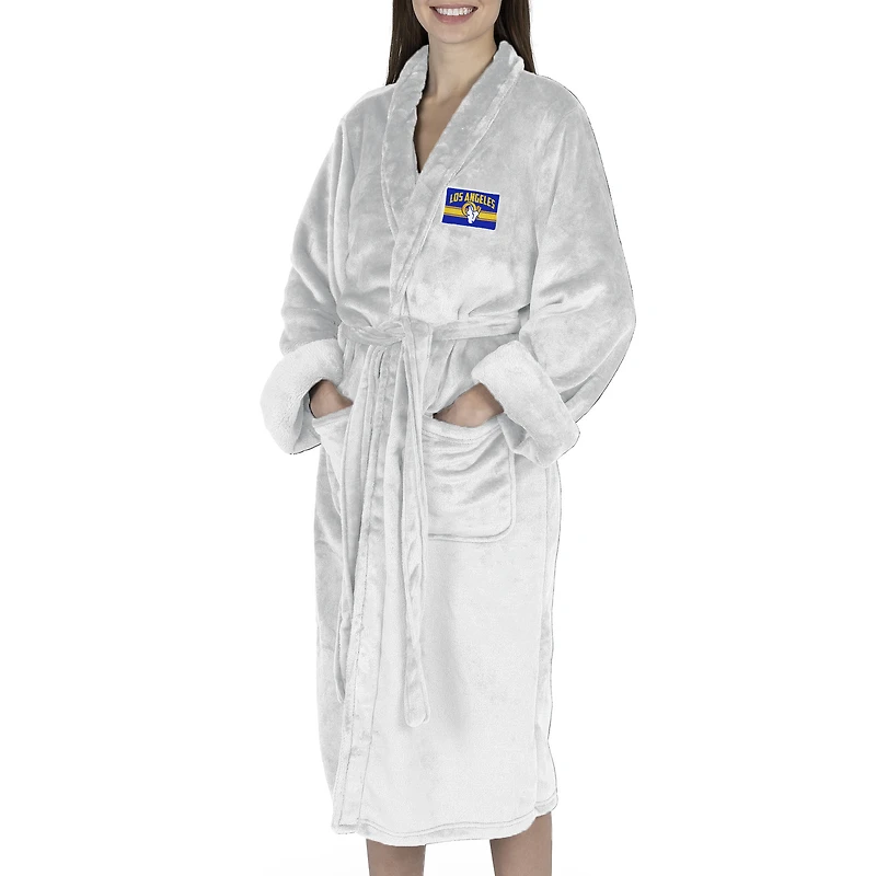 Women's The Northwest Group White Los Angeles Rams Rollout Silk Touch Robe