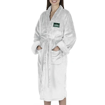 Women's The Northwest Group White New York Jets Rollout Silk Touch Robe