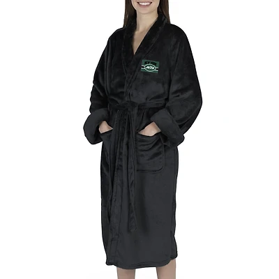 Women's The Northwest Group Black New York Jets Rollout Silk Touch Robe