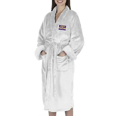 Women's The Northwest Group White Minnesota Vikings Rollout Silk Touch Robe