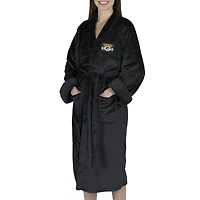 Women's The Northwest Group Black Green Bay Packers Rollout Silk Touch Robe
