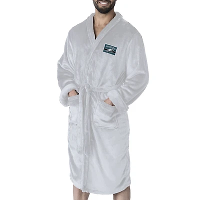 Men's The Northwest Group White Philadelphia Eagles Rollout Silk Touch Robe