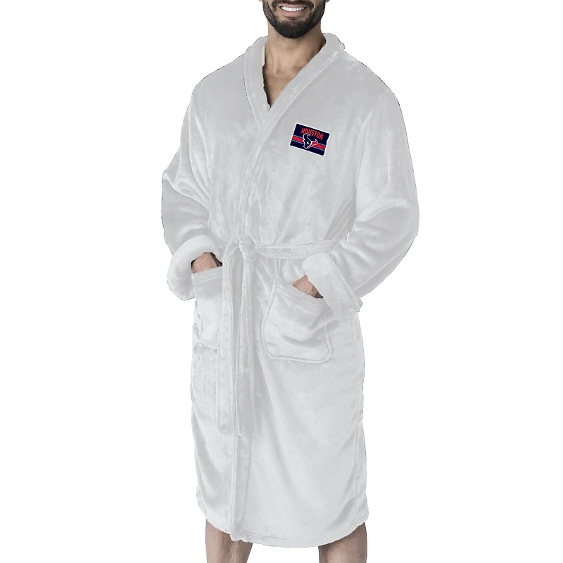 Men's The Northwest Group White Houston Texans Rollout Silk Touch Robe