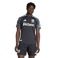 Men's adidas  Black Aston Villa 2025/26 Away Authentic Jersey