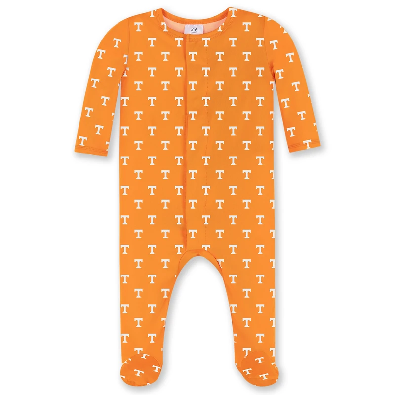 Newborn & Infant ZooZatz Tennessee Orange Tennessee Volunteers Magnetic Closure Sleeper