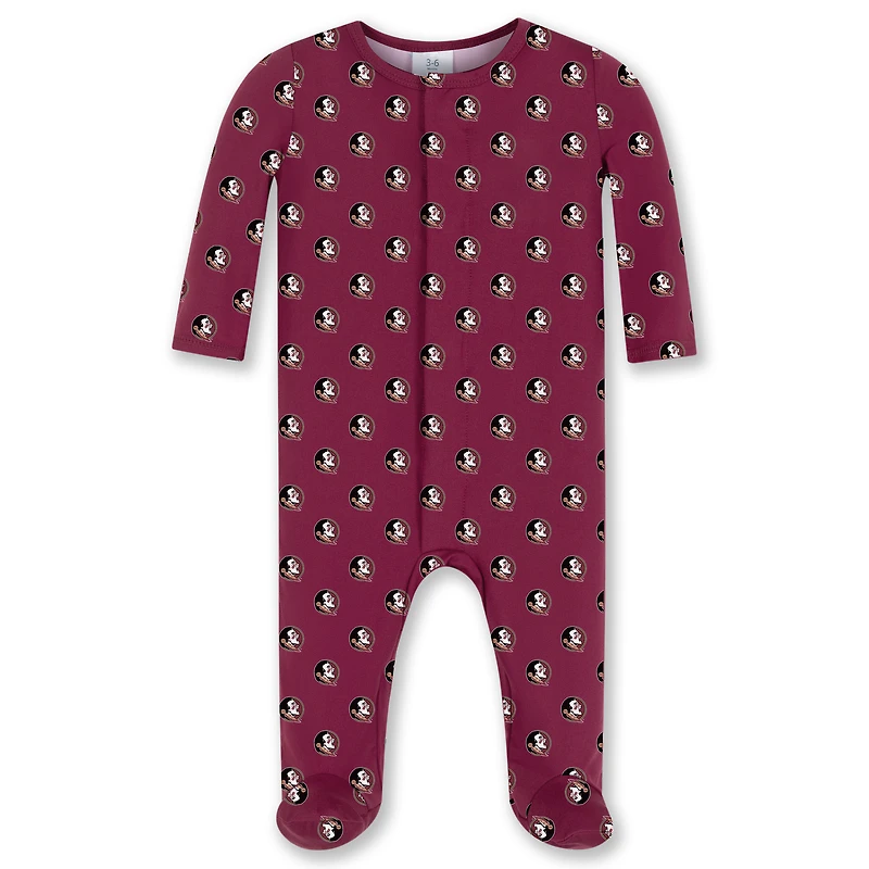 Newborn & Infant ZooZatz Garnet Florida State Seminoles Magnetic Closure Sleeper