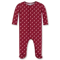 Newborn & Infant ZooZatz Crimson Alabama Crimson Tide Magnetic Closure Sleeper