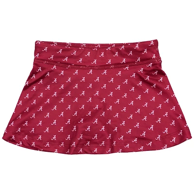 Girls Toddler ZooZatz Crimson Alabama Tide All-Over Print Tennis Skort