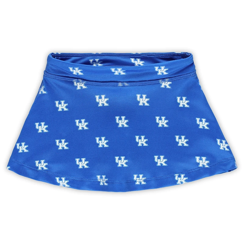 Girls Toddler ZooZatz Royal Kentucky Wildcats All-Over Print Tennis Skort