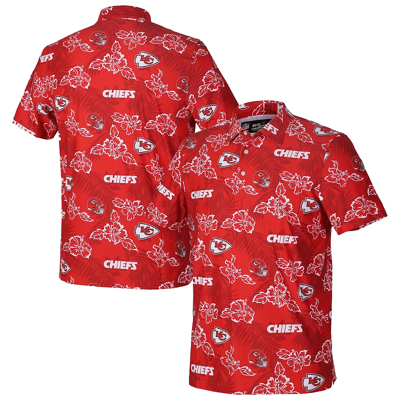 Men's Reyn Spooner Red Kansas City Chiefs Pua Performance Game Day Polo