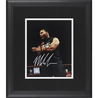 Mike Tyson WWE Autographed Framed 8" x 10" Cross Armed X-Chop Photograph
