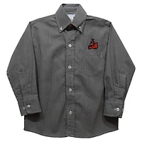 Youth Vive La Fete Cal State Northridge Matadors Gingham Button-Down Long Sleeve Shirt