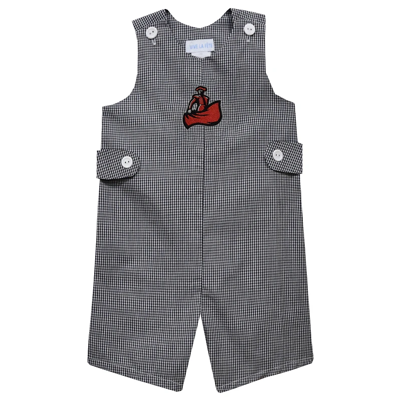 Infant Vive La Fete Cal State Northridge Matadors Gingham Jon Romper