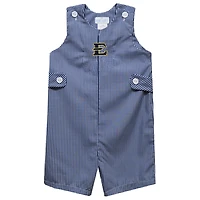 Infant Vive La Fete Navy ETSU Buccaneers Gingham Jon Jon Romper