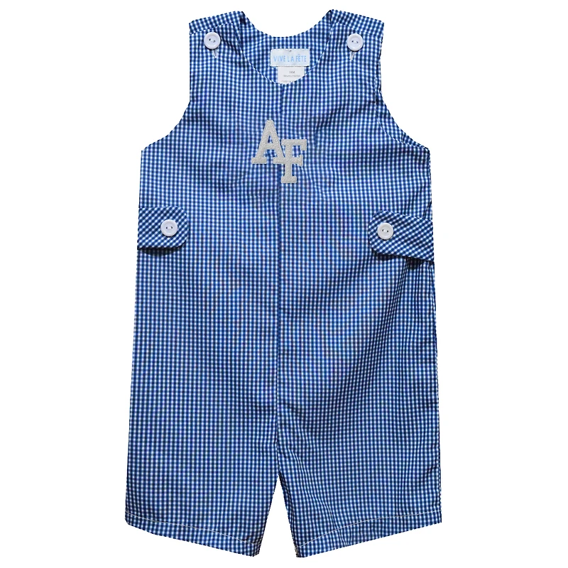 Infant Vive La Fete Royal Air Force Falcons Gingham Jon Jon Romper