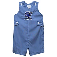 Infant Vive La Fete Blue Grand Valley State Lakers Gingham Jon Jon Romper