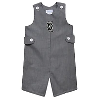 Infant Vive La Fete Black Kennesaw State Owls Gingham Jon Jon Romper