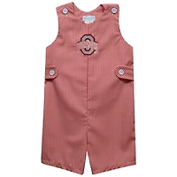 Infant Vive La Fete Scarlet Ohio State Buckeyes Gingham Jon Jon Romper
