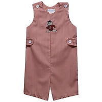Infant Vive La Fete Garnet South Carolina State Bulldogs Gingham Jon Jon Romper