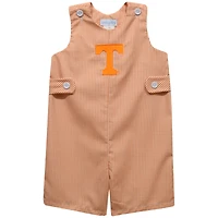 Infant Vive La Fete Tennessee Orange Tennessee Volunteers Gingham Jon Jon Romper