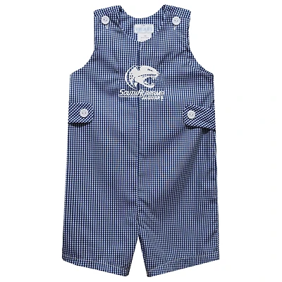 Infant Vive La Fete Blue South Alabama Jaguars Gingham Jon Jon Romper