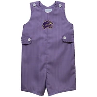 Infant Vive La Fete Purple Western Carolina Catamounts Gingham Jon Jon Romper