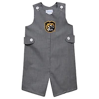 Toddler Vive La Fete Black Colorado College Tigers Gingham Jon Jon Romper