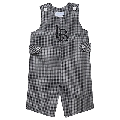 Toddler Vive La Fete Black Cal State Long Beach The Beach Gingham Jon Jon Romper